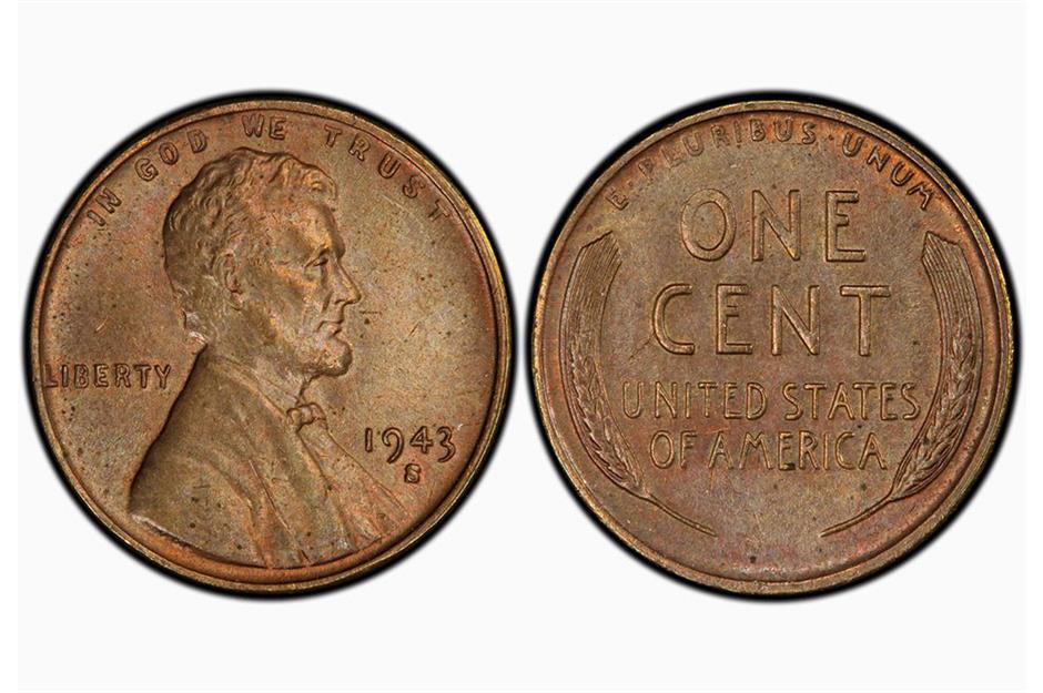 1943-D Lincoln copper wheat penny coin: $1.7 million